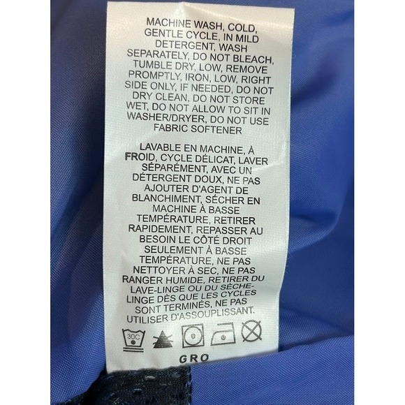 Columbia Womens Interchange Jacket Blue Black Lightweight‎ Rain Wind Size L - Picture 10 of 11